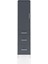 Hyperion Dolap Tek Raflı 3 Çekmeceli Tek Askılı 44X44X195 Antrasit-Antrasit 1