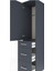Hyperion Dolap Tek Raflı 3 Çekmeceli Tek Askılı 44X44X195 Antrasit-Antrasit 5