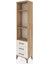 Arges Dolap 3 Raflı 3 Çekmeceli 44X30X182 Çam-Aytaşı 3