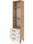 Arges Dolap 3 Raflı 3 Çekmeceli 44X30X182 Çam-Aytaşı 4