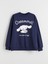 Yeni Sezon Bisiklet Yaka Cinnamoroll Baskılı Kız Çocuk Sweatshirt 1
