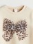 Yeni Sezon Bisiklet Yaka Fiyonk Baskılı Kız Çocuk Sweatshirt 3