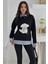 Garnili Ayıcık Nakışlı Sweatshirt 1