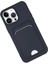 Bfs iPhone 14 Pro Kılıf Kelvin Kartvizitli Silikon - Lacivert 2