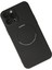 Bfs iPhone 12 Pro Kılıf Jack Magneticsafe Lens Silikon - Siyah 3