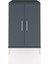 Hyperion Komodin 2 Raflı 2 Kapaklı 60X44X96 Antrasit-Antrasit 1