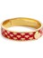 Bee Sparkle Trellis Red Gold Kadın Bileklik 1