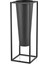 Prizma Siyah Vazo ve Saksı 80 cm 1