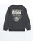 Yeni Sezon Bisiklet Yaka Baskılı Erkek Çocuk Sweatshirt 2