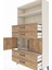 Arges Dolap 3 Raflı 4 Çekmeceli 2 Kapaklı 88X30X163 Aytaşı-Çam 5