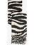 Zebra Desenli Yumuşak Dokulu Atkı 1
