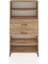 Arges Dolap 3 Raflı 2 Çekmeceli 88X30X163 Çam-Çam 1