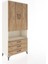 Hyperion Dolap 4 Raflı 3 Çekmeceli 2 Kapaklı 88X44X195 Aytaşı-Çam 2