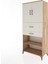 Hyperion Dolap 4 Raflı 2 Çekmeceli 2 Kapaklı 88X44X195 Çam-Aytaşı 3