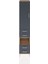 Hyperion Dolap 3 Raflı 4 Çekmeceli Tek Askılı 44X44X221 Çam-Antrasit 1