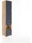 Hyperion Dolap 3 Raflı 4 Çekmeceli Tek Askılı 44X44X221 Çam-Antrasit 2