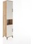 Hyperion Dolap 4 Raflı 2 Kapaklı Tek Askılı 44X44X221 Çam-Aytaşı 2