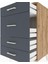 Hyperion Komodin 4 Çekmeceli 60X44X96 Çam-Antrasit 5