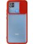 Bfs Xiaomi Redmi 9c Kılıf Palm Buzlu Kamera Sürgülü Silikon - Kırmızı 1