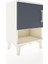 Arges Komodin 2 Raflı Tek Kapaklı 44X30X64 Aytaşı-Antrasit 2