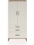 Hyperion Dolap 4 Raflı 3 Çekmeceli 2 Kapaklı 88X44X195 Çam-Aytaşı 1