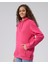 Mooncover Kadın Kapşonlu Kanguru Cepli Sweatshirt – Bordo 1