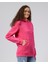 Mooncover Kadın Kapşonlu Kanguru Cepli Sweatshirt – Bordo 3