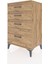 Hyperion Komodin 4 Çekmeceli 60X44X96 Çam-Çam 3
