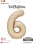 6 Rakam Karamel Folyo Balon 34" 1