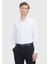 Beyaz Düz Regular Fit Dokuma Klasik Gömlek 1
