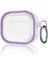 Bfs Airpods Pro 2 (2.nesil) Shiny Şeffaf Kılıf - Mor 1