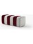 Yarmalı Bench Puff Luna V-09 Bordo 2