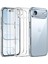 iPhone Air Şeffaf Kılıf Silikon / Cam Ekran Koruyucu Seti 1