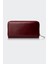 Hakiki Deri, El Yapımı, Kadın Cüzdan, Fermuarlı, 12 Kart Yuvalı, 5111 Koyu Kırmızı 4
