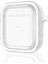 Bfs Airpods 4 (4.nesil) Shiny Şeffaf Kılıf - Beyaz 1