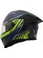 Gp My Helmet MKS001-RGBY Yarış Spoiler Güneş Vizörlü Şeffaf Full Face Motosiklet kaskı Xl 5