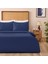 Soft Oxford Yastıklı Çift Kişilik Nevresim Takımı - Lacivert 1