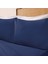 Soft Oxford Yastıklı Çift Kişilik Nevresim Takımı - Lacivert 2