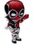 925 Ayar Gümüş Marvel Deadpool Charm 1