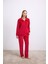 11565 Bayan Pijama Takım -Kırmı - - Xl 2
