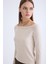 Kayık Yaka Uzun Kol Triko Bluz 3