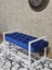 Beyaz Boyalı Metal 80 cm Puf Bench - Antre Puf - Hol Bench - Puf - Oturak - Bench Mavi Renk 90 x 45 Boyut/ebat 4