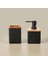 Bath Madera 2'li Banyo Sıvı Sabunluk Seti - Siyah 2