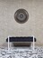 Beyaz Boyalı Metal 80 cm Puf Bench - Antre Puf - Hol Bench - Puf - Oturak - Bench Siyah Renk 90 x 45 Boyut/ebat 3