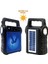 KTS-1706 Taşınabilir Güneş Enerjili Fenerli Bluetooth Hoparlör (4915) 3