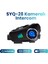 Syq-28 Kameralı Bluetoothlu Motosiklet Kask Kulaklık Intercom Rgb Işıklı Motorsiklet Interkom 1