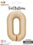 0 Rakam Karamel Folyo Balon 34" 1