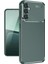 Bfs Samsung Galaxy A56 Kılıf Auto Focus Karbon Kapak - Koyu Yeşil 3