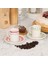 Kitchen Bon Appetit Amour 4 Parça Kahve Fincan Takımı - Renkli 1