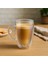 Colors Çift Cidarlı Lüsterli Latte Kupa - Şeffaf - 450 ml 1